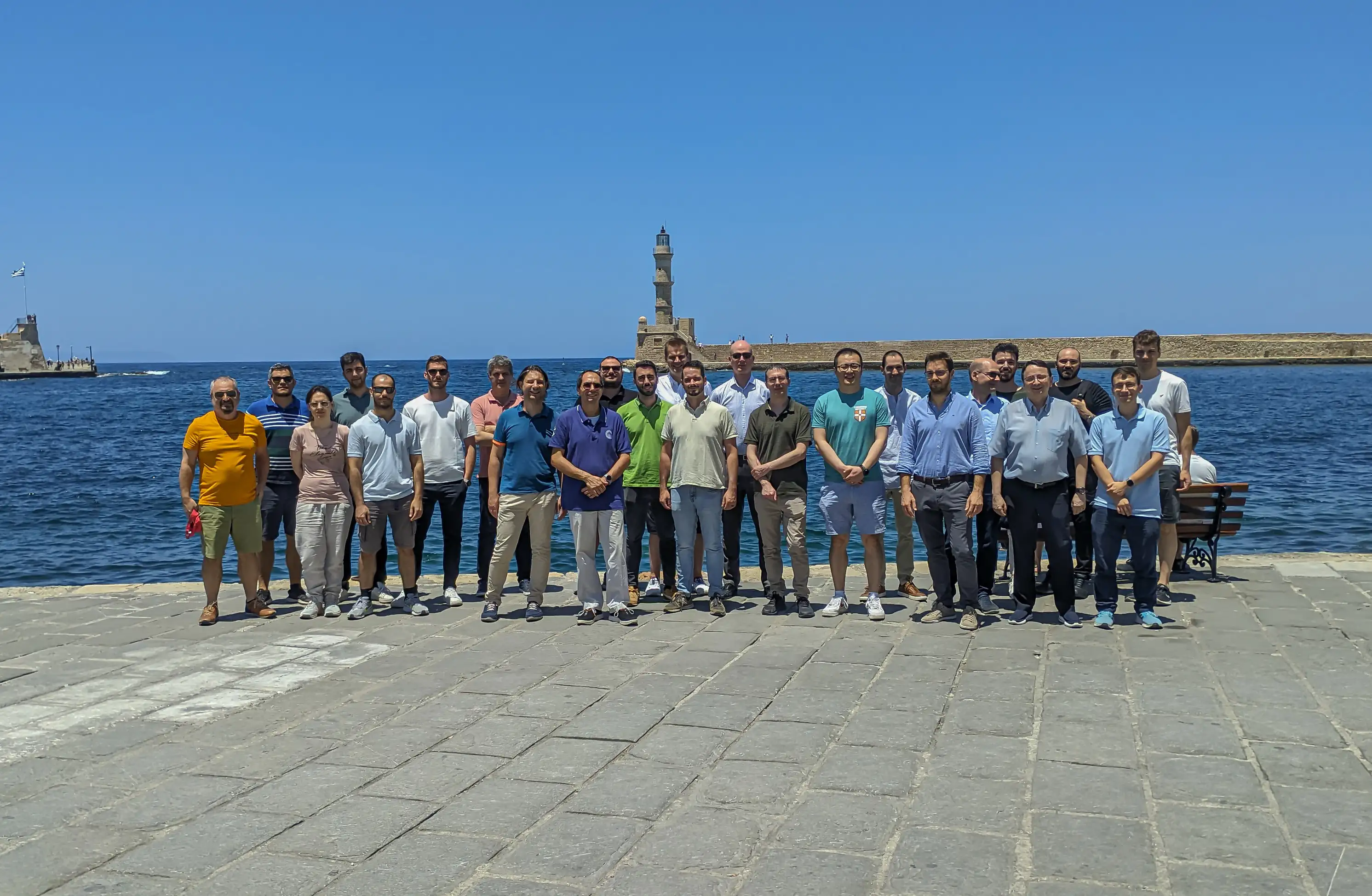 Group photo from an EDGELESS project meeting