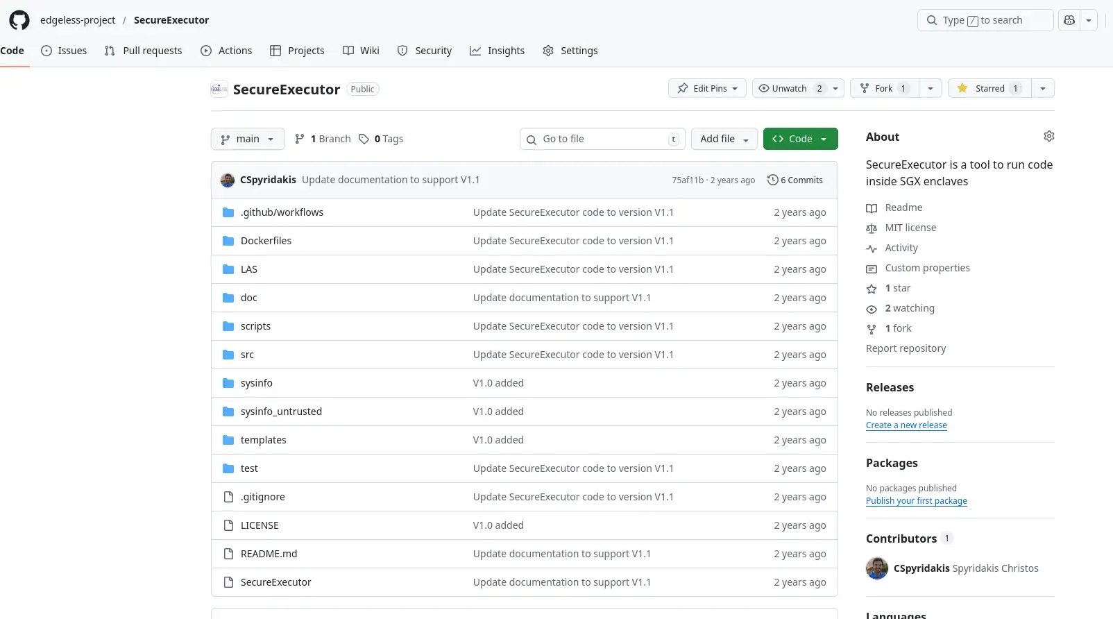 SecureExecutor architecture diagram showing secure sandboxed execution flow